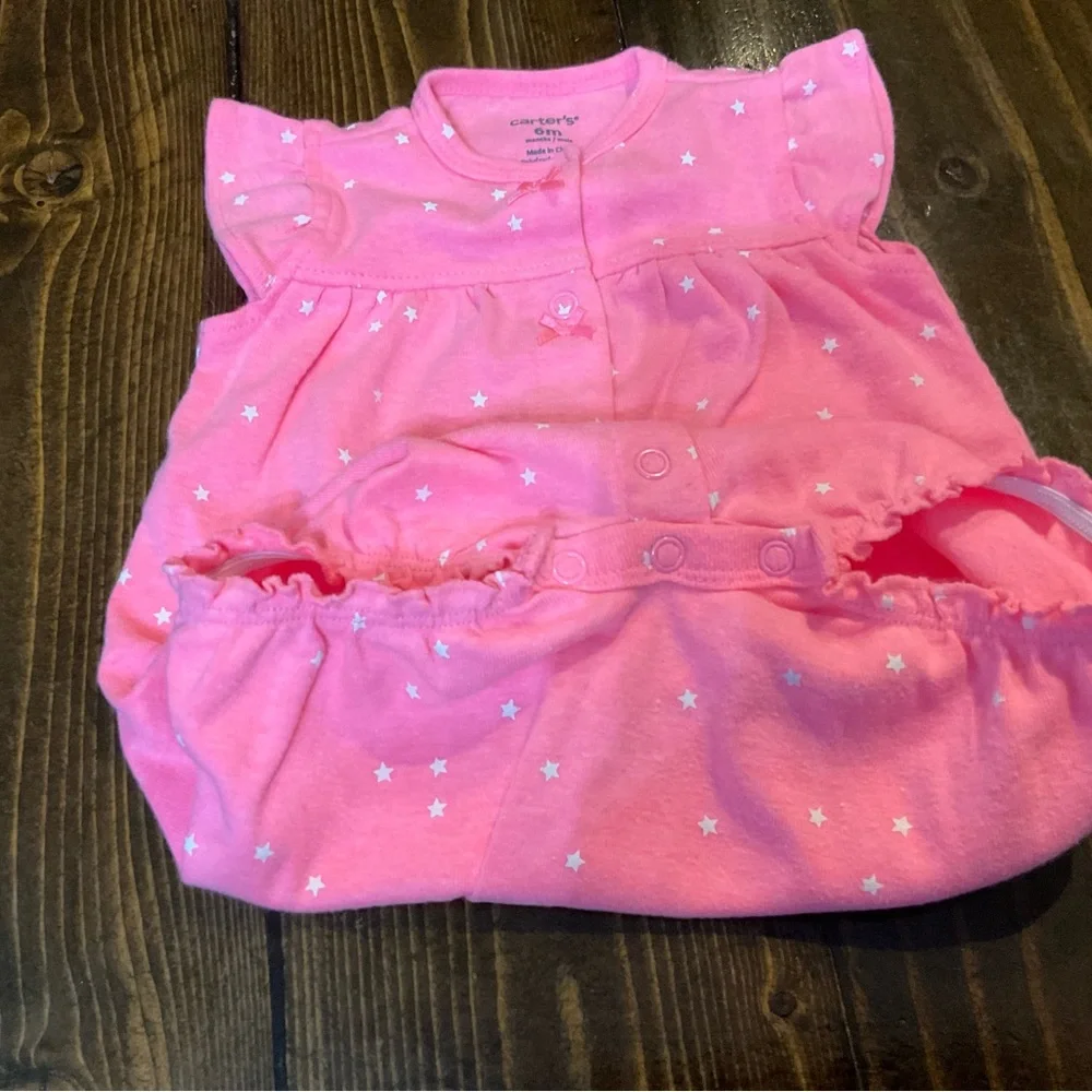 Carter's Pink Unicorn Baby Romper